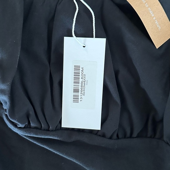 NWT Reformation Alora knit dress black size M - Picture 6 of 8